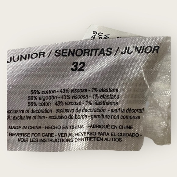 William Rast Denim White Perfect Ankle Skinny Jeans Sz 32 - Picture 9 of 9